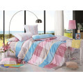 Various printed bed sheet 100% cotton pillowcase duvet cover set